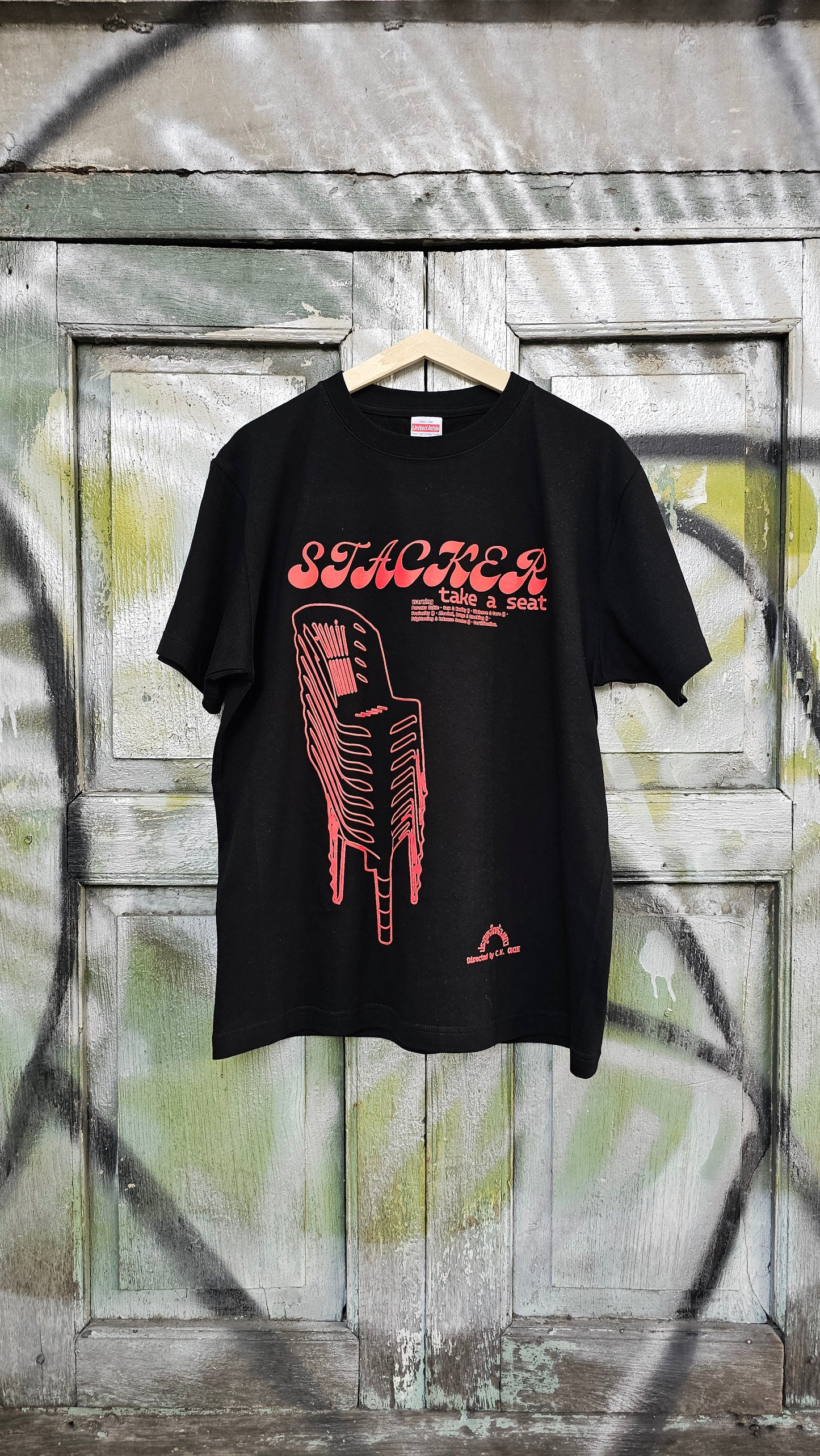 The Stacker Black T Shirt