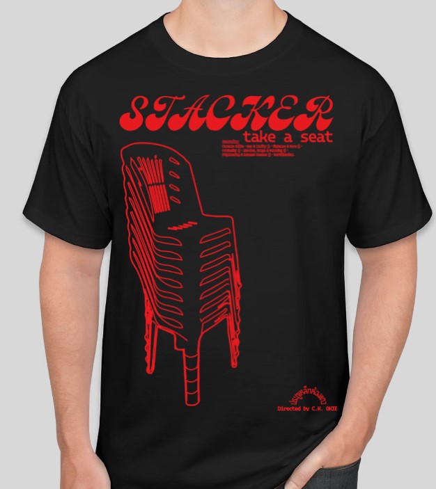 The Stacker Black T Shirt